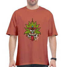 Load image into Gallery viewer, Tiki Joint Oversized T-Shirt for Men-Coral-Ektarfa.online
