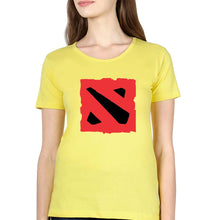 Load image into Gallery viewer, Dota T-Shirt for Women-XS(32 Inches)-Yellow-Ektarfa.online
