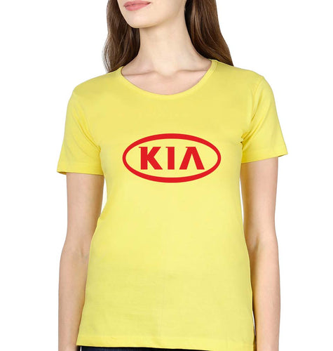 Kia T-Shirt for Women-Yellow-Ektarfa.online