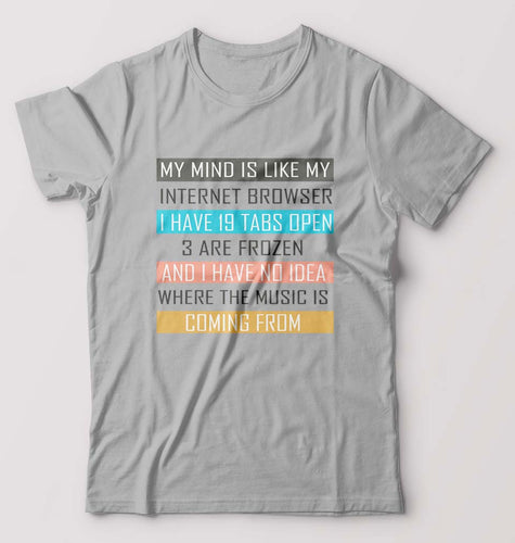 Internet T-Shirt for Men-Grey Melange-Ektarfa.online