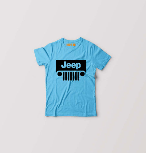 Jeep Kids T-Shirt for Boy/Girl-Light Blue-Ektarfa.online