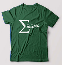 Load image into Gallery viewer, Sigma T-Shirt for Men-Bottle Green-Ektarfa.online
