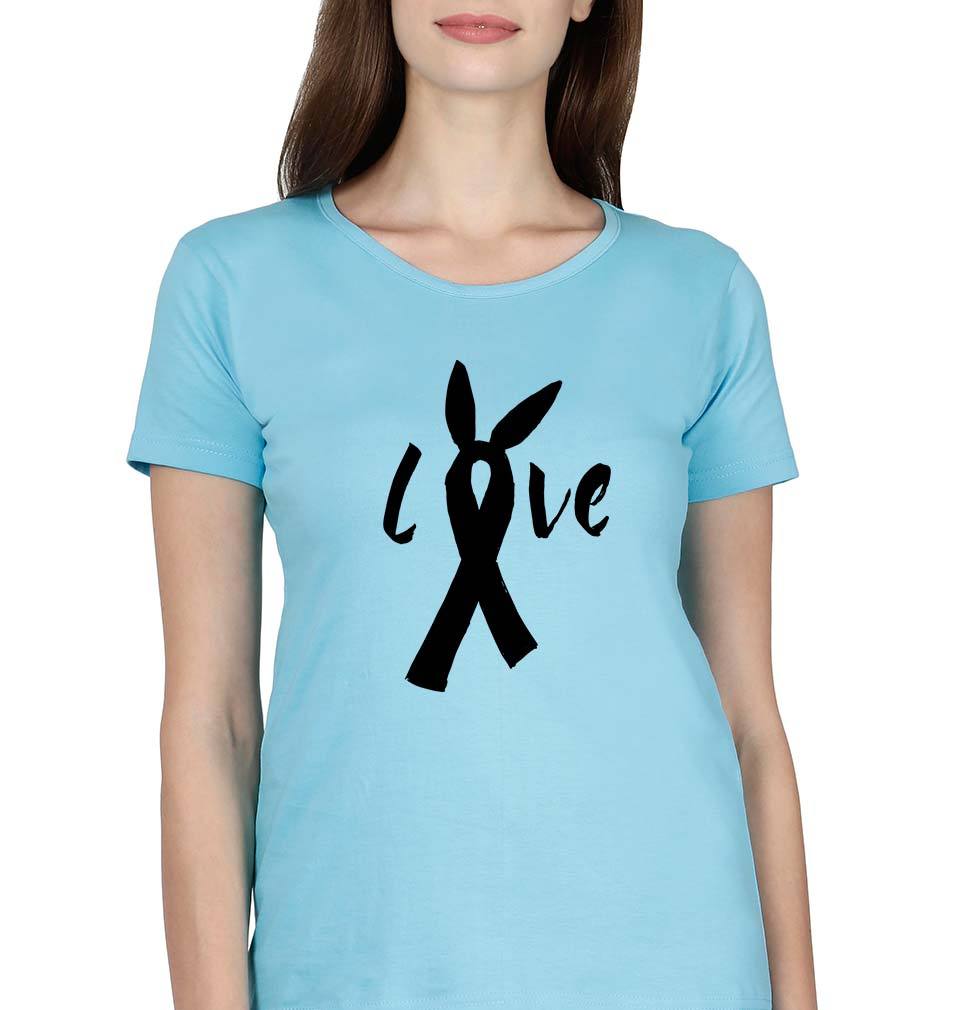 Ariana Grande T-Shirt for Women-XS(32 Inches)-SkyBlue-Ektarfa.online