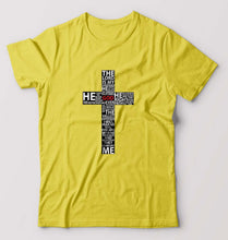 Load image into Gallery viewer, God T-Shirt for Men-Yellow-Ektarfa.online
