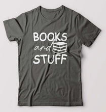 Load image into Gallery viewer, Books T-Shirt for Men-Charcoal-Ektarfa.online
