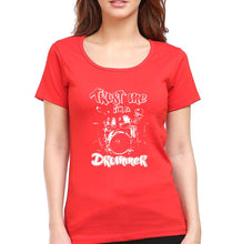 Load image into Gallery viewer, Drummer T-Shirt for Women-Red-Ektarfa.online
