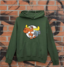 Load image into Gallery viewer, The Adventures of Rocky and Bullwinkle and Friends Unisex Hoodie for Men/Women-S(40 Inches)-Dark Green-Ektarfa.online
