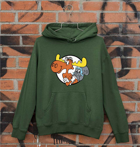The Adventures of Rocky and Bullwinkle and Friends Unisex Hoodie for Men/Women-Dark Green-Ektarfa.online