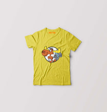 Load image into Gallery viewer, The Adventures of Rocky and Bullwinkle and Friends Kids T-Shirt for Boy/Girl-Yellow-Ektarfa.online
