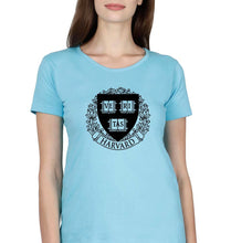 Load image into Gallery viewer, Harvard T-Shirt for Women-XS(32 Inches)-SkyBlue-Ektarfa.online
