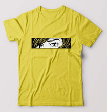 Load image into Gallery viewer, Anime T-Shirt for Men-S(38 Inches)-Yellow-Ektarfa.online
