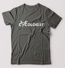 Load image into Gallery viewer, Cycologist T-Shirt for Men-Charcoal-Ektarfa.online
