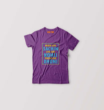 Load image into Gallery viewer, CRICKET Sachin Kohli Dhoni Kids T-Shirt for Boy/Girl-Purple-Ektarfa.online
