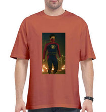 Load image into Gallery viewer, Minnal Murali Oversized T-Shirt for Men-Coral-Ektarfa.online
