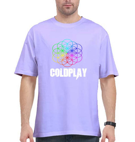 Coldplay Oversized T-Shirt for Men-Lavender-Ektarfa.online