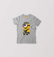 Load image into Gallery viewer, Minion Funkey Kids T-Shirt for Boy/Girl-Grey-Ektarfa.online
