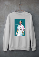 Load image into Gallery viewer, Novak Djokovic Tennis Unisex Sweatshirt for Men/Women-Grey Melange-Ektarfa.online
