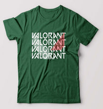Load image into Gallery viewer, Valorant T-Shirt for Men-Bottle Green-Ektarfa.online
