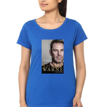 Load image into Gallery viewer, Shane Warne T-Shirt for Women-Royal Blue-Ektarfa.online

