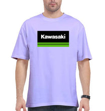 Load image into Gallery viewer, Kawasaki Oversized T-Shirt for Men-Lavender-Ektarfa.online
