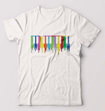 Load image into Gallery viewer, Piano T-Shirt for Men-White-Ektarfa.online
