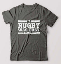 Load image into Gallery viewer, Rugby T-Shirt for Men-Charcoal-Ektarfa.online
