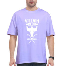 Load image into Gallery viewer, Villain Club Oversized T-Shirt for Men-Lavender-Ektarfa.online
