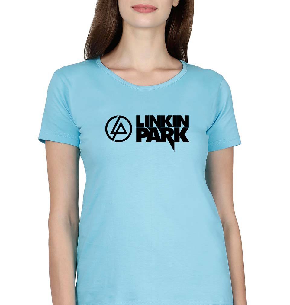 Linkin Park T-Shirt for Women-XS(32 Inches)-SkyBlue-Ektarfa.online
