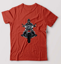 Load image into Gallery viewer, Biker T-Shirt for Men-Brick Red-Ektarfa.online
