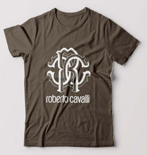 Load image into Gallery viewer, Roberto Cavalli T-Shirt for Men-S(38 Inches)-Olive Green-Ektarfa.online
