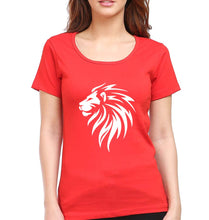 Load image into Gallery viewer, Lion T-Shirt for Women-Red-Ektarfa.online
