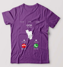 Load image into Gallery viewer, Goa Calling T-Shirt for Men-Purple-Ektarfa.online
