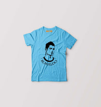 Load image into Gallery viewer, Cristiano Ronaldo CR7 Kids T-Shirt for Boy/Girl-Light Blue-Ektarfa.online
