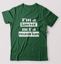 Load image into Gallery viewer, Lawyer T-Shirt for Men-S(38 Inches)-Bottle Green-Ektarfa.online
