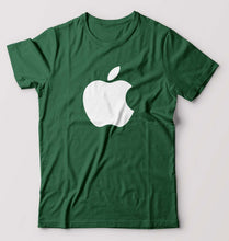 Load image into Gallery viewer, Apple T-Shirt for Men-S(38 Inches)-Bottle Green-Ektarfa.online
