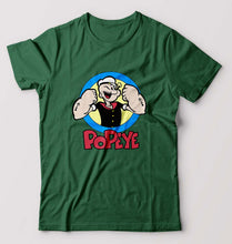 Load image into Gallery viewer, Popeye T-Shirt for Men-Bottle Green-Ektarfa.online
