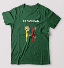 Load image into Gallery viewer, Radiohead T-Shirt for Men-Bottle Green-Ektarfa.online
