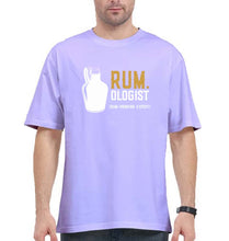 Load image into Gallery viewer, Rum Oversized T-Shirt for Men-Lavender-Ektarfa.online
