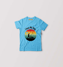 Load image into Gallery viewer, Love Dog Kids T-Shirt for Boy/Girl-Light Blue-Ektarfa.online
