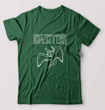 Load image into Gallery viewer, Led Zeppelin T-Shirt for Men-Bottle Green-Ektarfa.online
