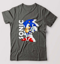 Load image into Gallery viewer, Sonic T-Shirt for Men-Charcoal-Ektarfa.online
