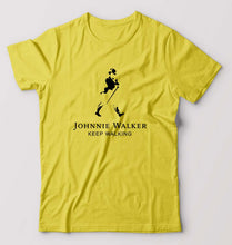 Load image into Gallery viewer, Johnnie Walker T-Shirt for Men-Yellow-Ektarfa.online
