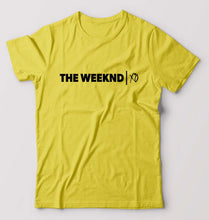 Load image into Gallery viewer, The Weeknd T-Shirt for Men-S(38 Inches)-Yellow-Ektarfa.online
