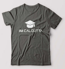 Load image into Gallery viewer, IIM C Calcutta T-Shirt for Men-Charcoal-Ektarfa.online
