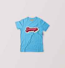 Load image into Gallery viewer, Savage Kids T-Shirt for Boy/Girl-0-1 Year(20 Inches)-Light Blue-Ektarfa.online
