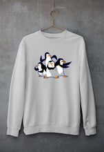 Load image into Gallery viewer, Penguins of Madagascar Unisex Sweatshirt for Men/Women-Grey Melange-Ektarfa.online
