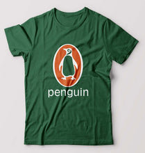 Load image into Gallery viewer, Penguin T-Shirt for Men-Bottle Green-Ektarfa.online

