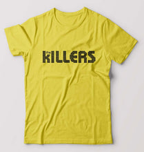 Load image into Gallery viewer, The Killers T-Shirt for Men-S(38 Inches)-Yellow-Ektarfa.online
