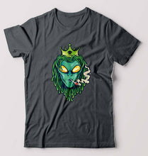 Load image into Gallery viewer, Weed Monster T-Shirt for Men-S(38 Inches)-Steel grey-Ektarfa.online

