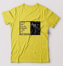 Load image into Gallery viewer, José Mourinho T-Shirt for Men-S(38 Inches)-Yellow-Ektarfa.online
